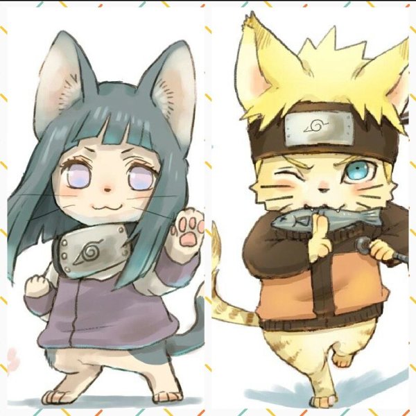 Наруто Чиби котики