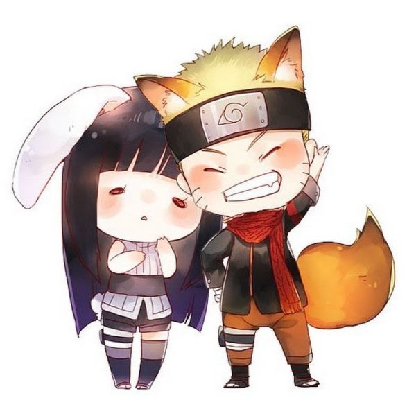 Наруто Чиби Наруто и Хината