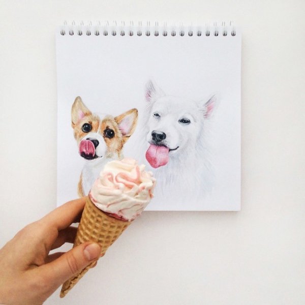 Идеи для рисования собаки