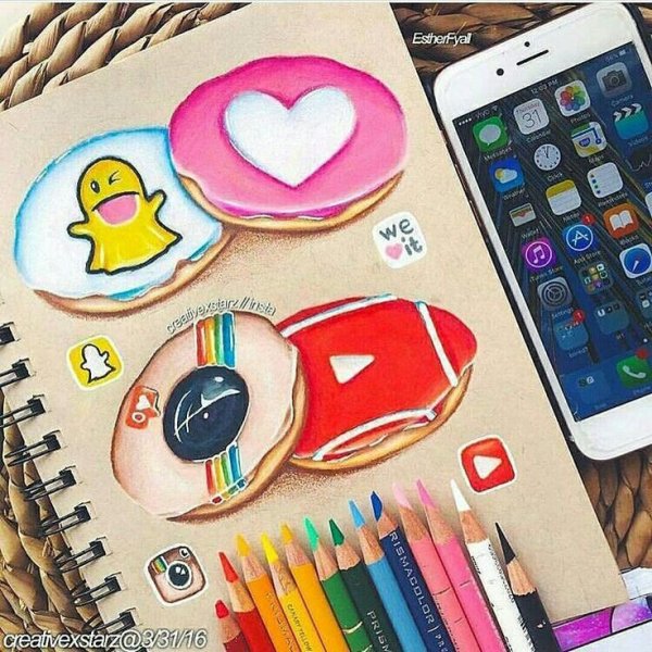 Милые приложения для срисовки