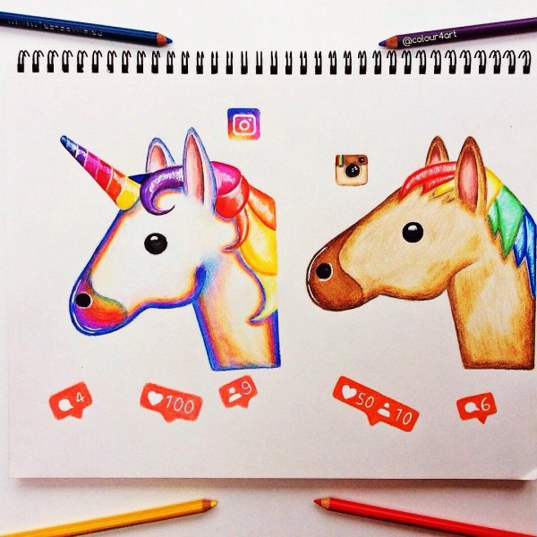 Идеи для рисования Единорог