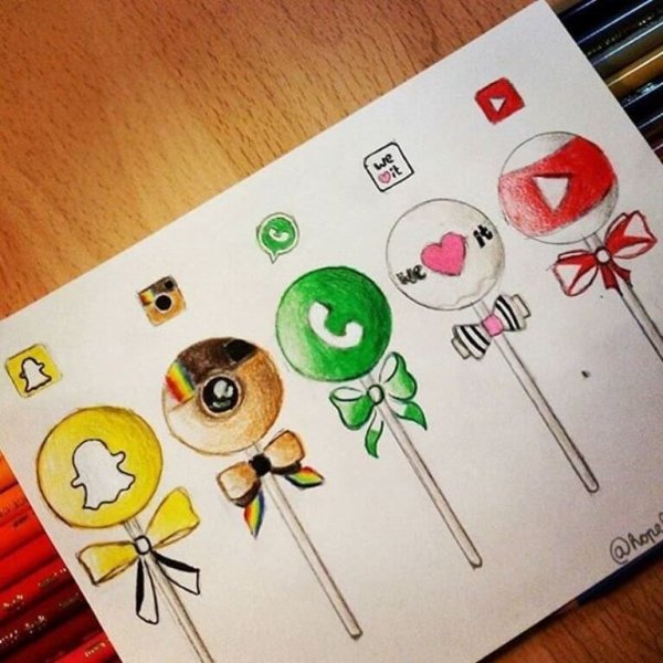 Идеи для рисунков лёгкие