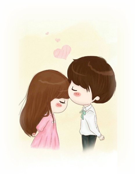 Мультяшные влюбленные