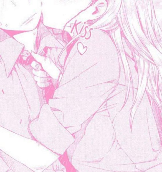Аниме розовый поцелуй