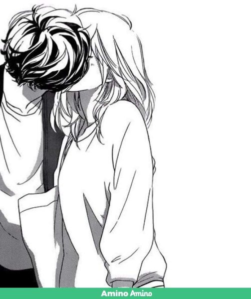 Аниме пара чб