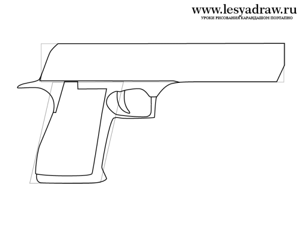Чертежи оружия из КС го дигл