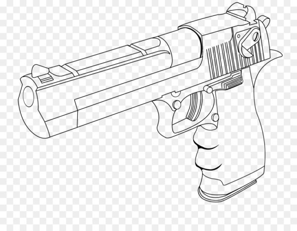 Чертёж пистолетадезерт игл