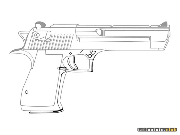 Дезерт игл из фанеры