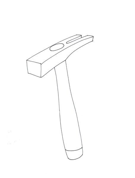 Молоток раскраска