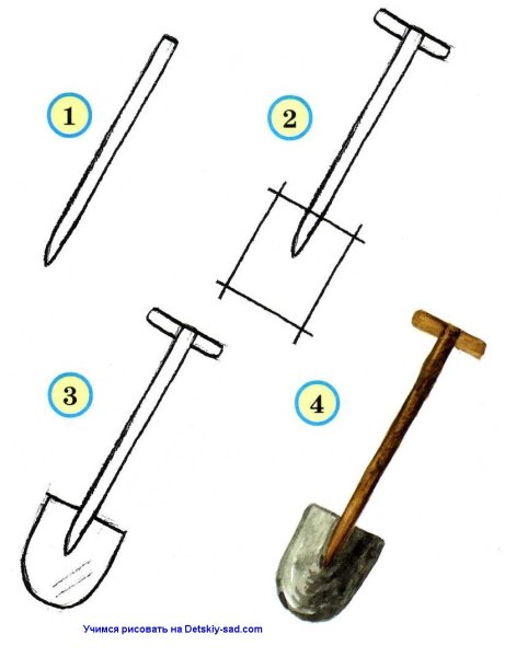 Лопата для рисования