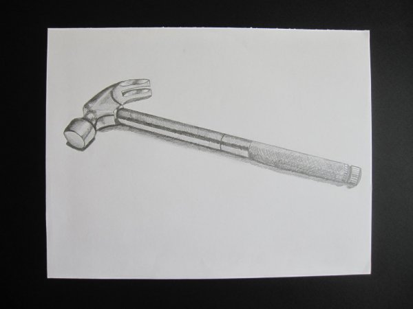 Молоток рисунок карандашом