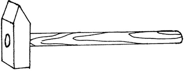 Рисование с натуры столярных или слесарных инструментов