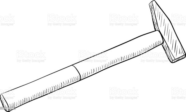 Рисунок молоток в перспективе