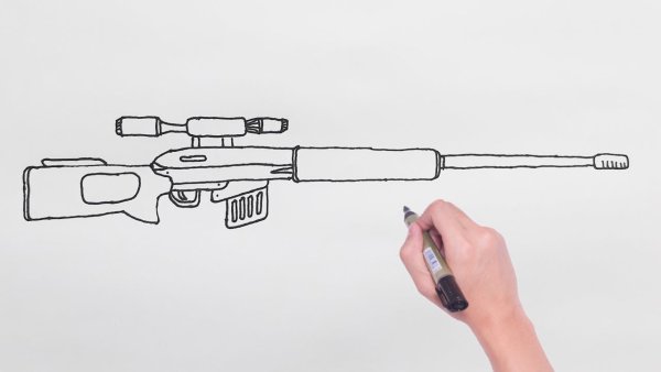 Снайперки нарисованные