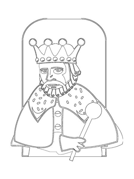 Нарисовать короля