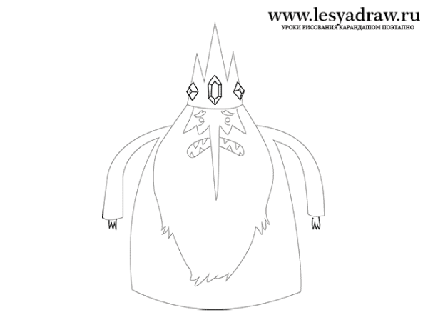 Рисунок Хирузена карандашом