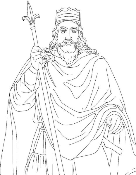 Король раскраска