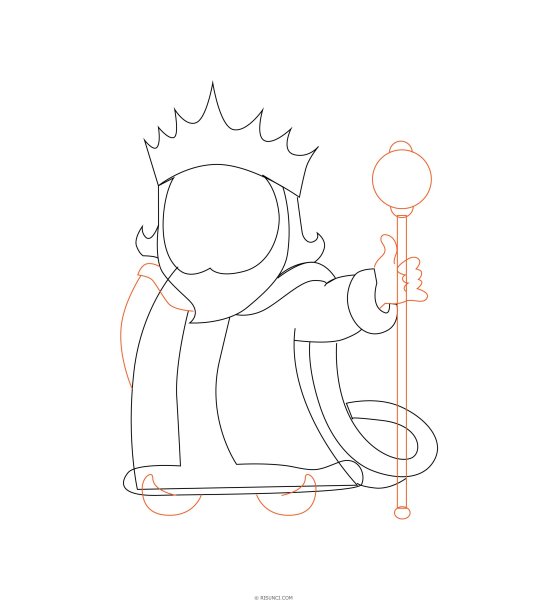 Король раскраска для детей