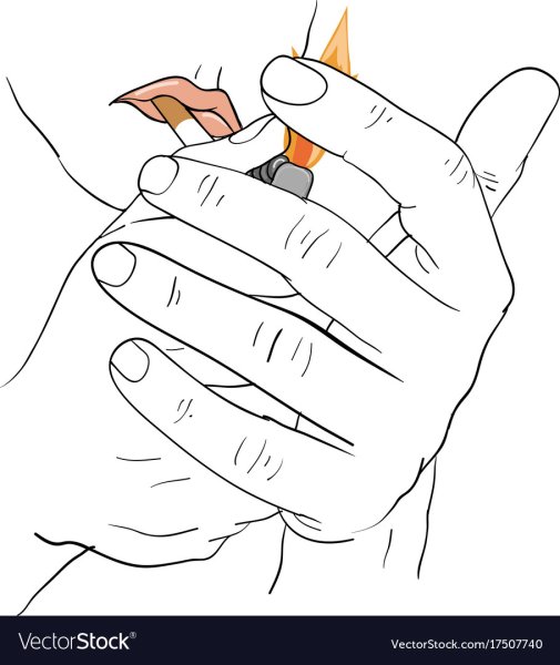 Сигарета рисунок