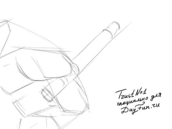 Сигарета карандашом