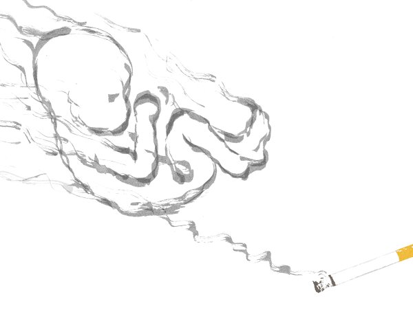 Курение рисунок