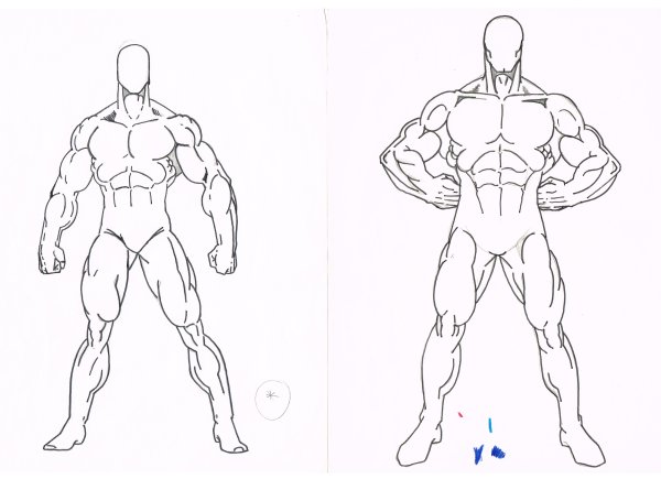 Пропорции супергероев