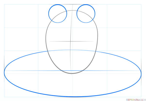 Лягушка для рисования