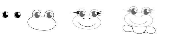 Лягушка рисунок карандашом поэтапно