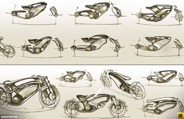 Концепт мотоциклы эскизы