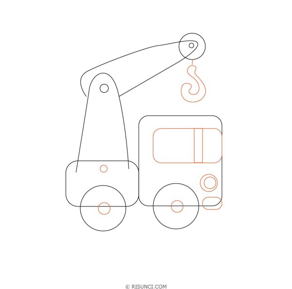 Машинки кран для рисования