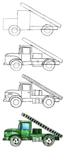 Кран для рисования для детей пошагово