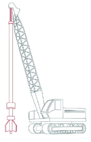 Башенный кран мультяшный