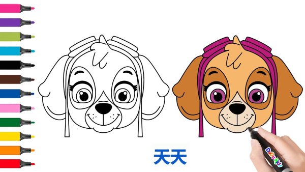 Щенячий патруль рисовалка