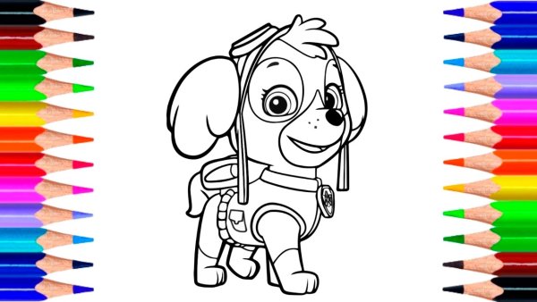 Рисунки для разукрашивания красками