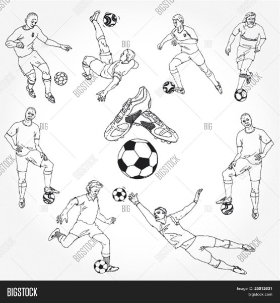 Рисунки схемы футбольной темы