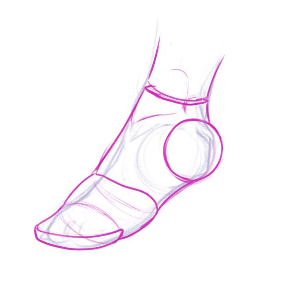 Нарисованные ноги