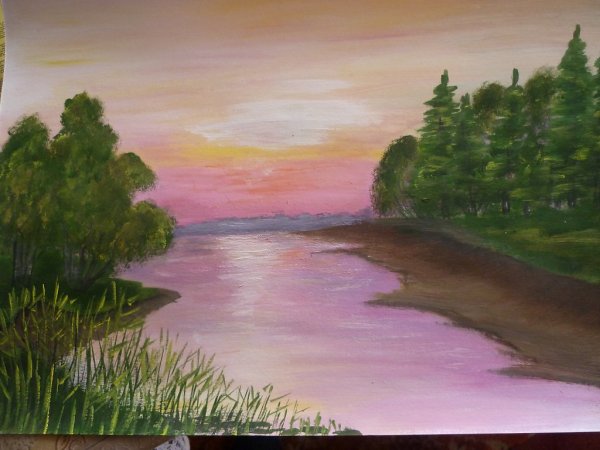 Летний пейзаж легкий