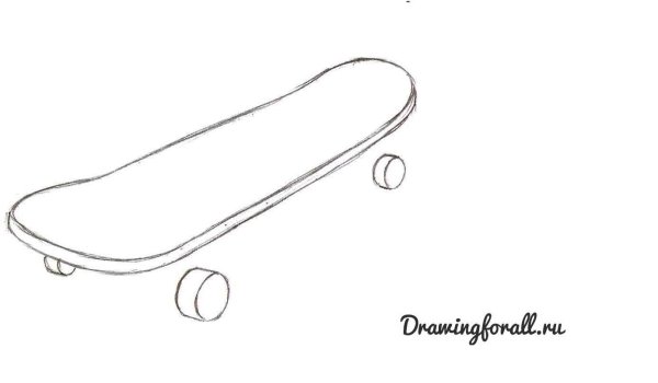 Скейт для срисовывания