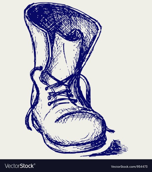 Сапоги набросок