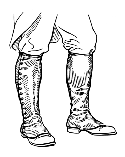 Сапоги скетч