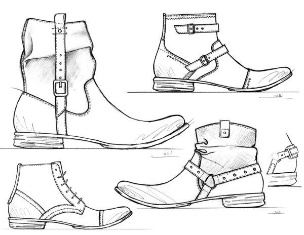 Эскизы обуви