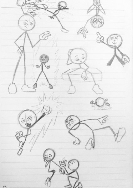 Стикмены для рисования