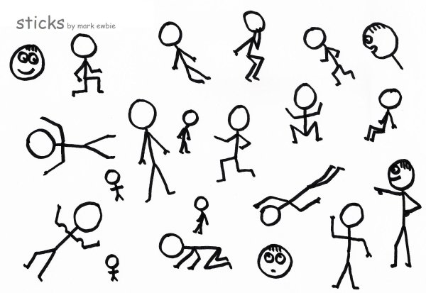 Раскраска Stickman