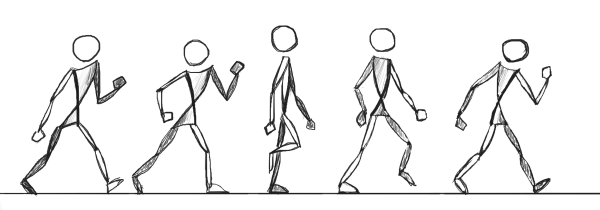 Человечки в движении