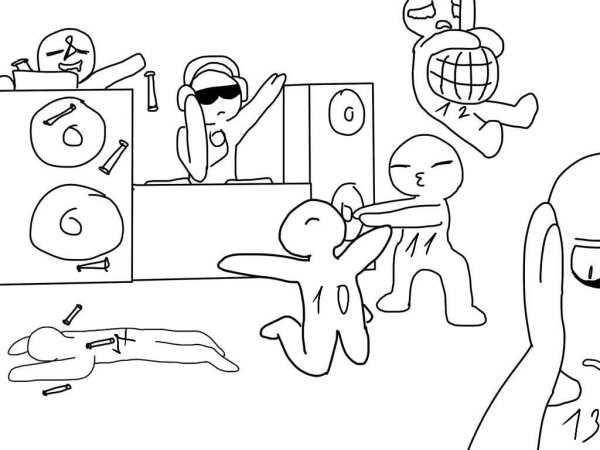 Забавные манекены для рисования