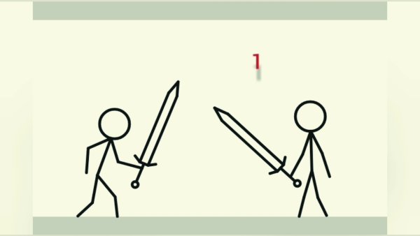 Анимация драка СТИКМЕНОВ