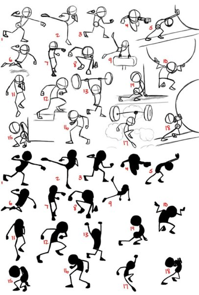 Стикмены арты