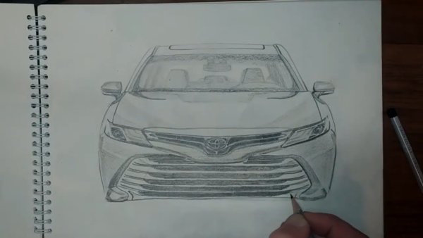 Рисунок Тойота Камри v50