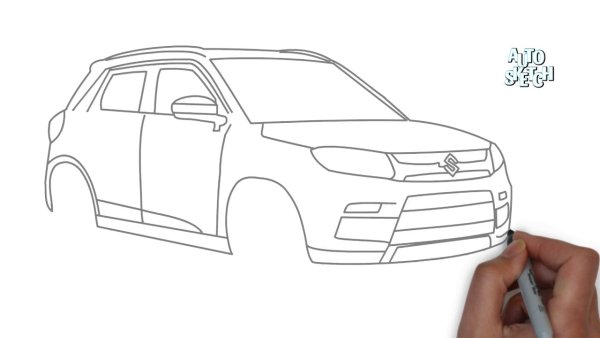 Нарисовать Сузуки Гранд Витара