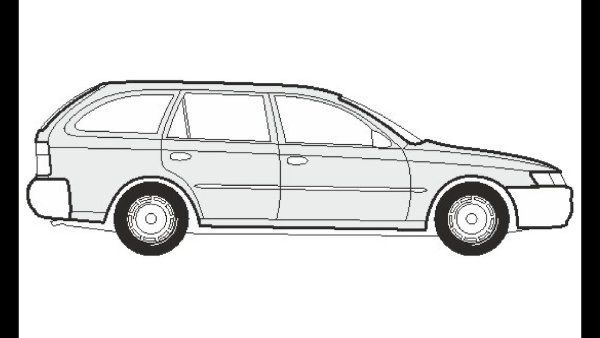 Тойота Филдер чертеж